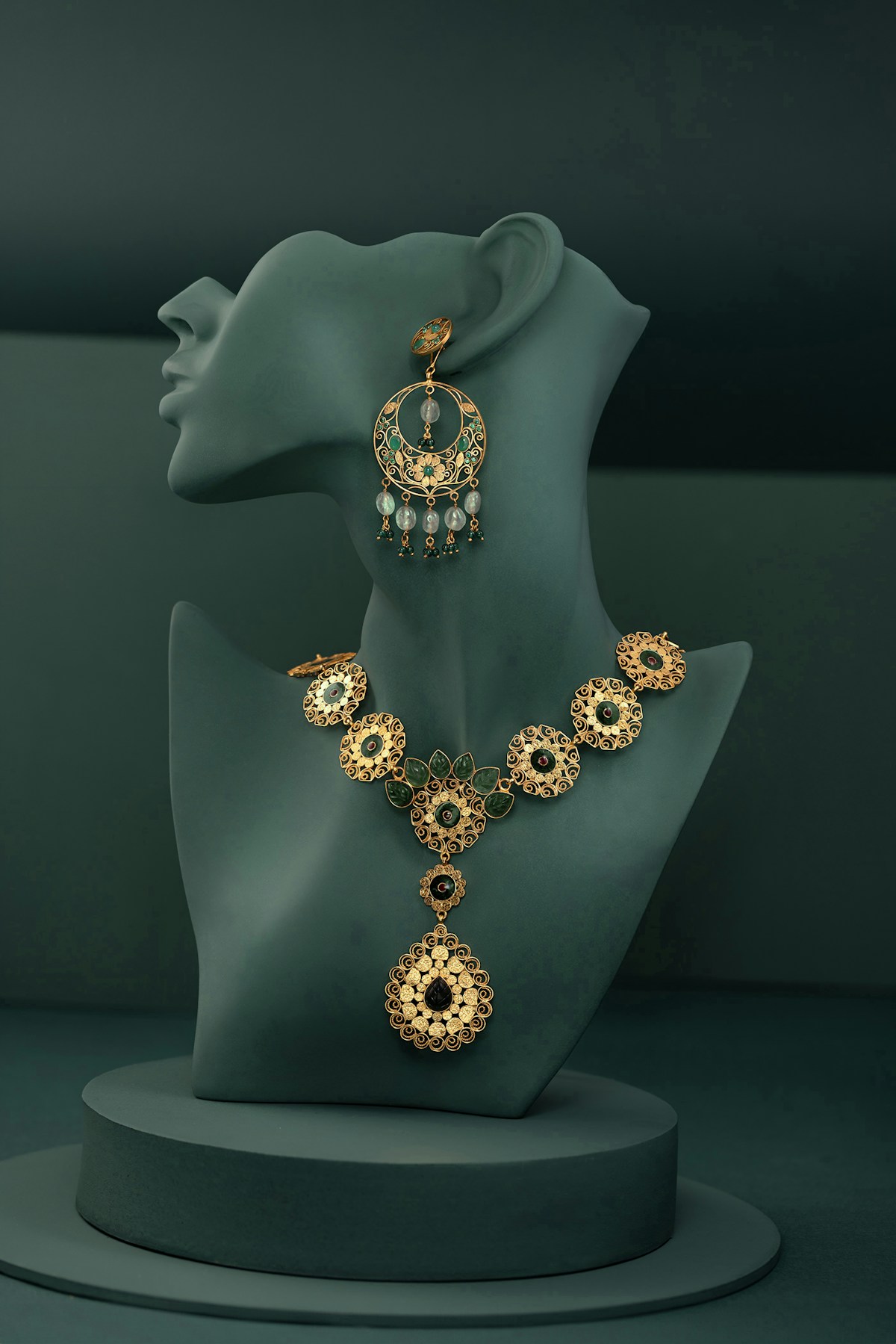 Fine gold necklace with a small pendant — the Initial Pendant design